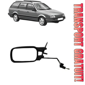 Oglinda Stanga Volkswagen PASSAT B3/B4 Variant (3A5, 35I) din 1988 - 1997, Auto, Reglaj mecanic, Completa