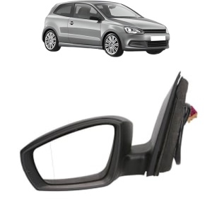 Oglinda Stanga Volkswagen POLO V (6R1, 6C1) din 2009 - 2022, Auto, Reglaj electric, Completa - Img 2