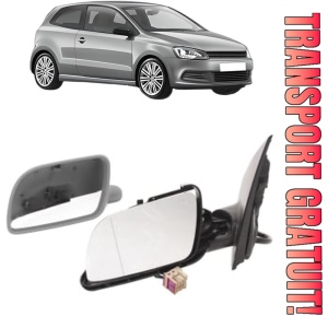 Oglinda Stanga Volkswagen POLO V (6R1, 6C1) din 2009 - 2022, Auto, Reglaj electric, Completa