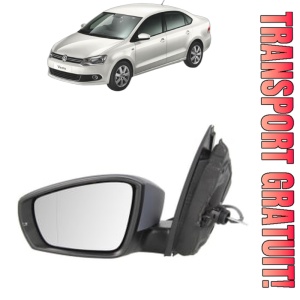 Oglinda Stanga Volkswagen POLO V Saloon (602, 604, 612, 614) din 2010 - 2022, Auto, Reglaj mecanic, Completa