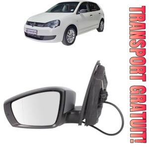 Oglinda Stanga Volkswagen POLO VIVO Hatchback (6S1, 6S3) din 2010 - 2019, Auto, Reglaj mecanic, Completa