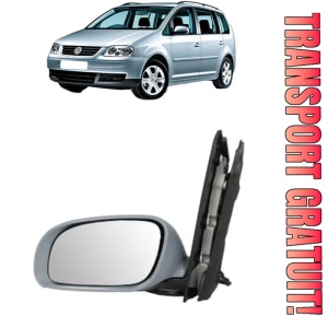 Oglinda Stanga Volkswagen TOURAN (1T1, 1T2) din 2003 - 2010, Auto, Reglaj electric, Completa