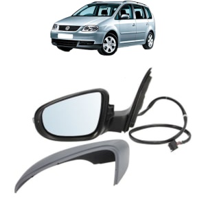 Oglinda Stanga Volkswagen TOURAN Box Body/MPV (1T1, 1T2) din 2003 - 2010, Auto, Reglaj electric, Completa - Img 2