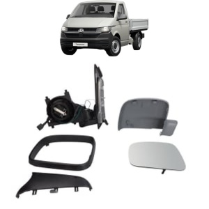 Oglinda Stanga Volkswagen TRANSPORTER T5 Platform/Chassis (7JD, 7JE, 7JL, 7JY, 7JZ, 7F din 2003 - 2015, Auto, Reglaj electric, Completa - Img 2