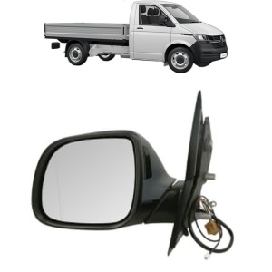 Oglinda Stanga Volkswagen TRANSPORTER T6 Platform/Chassis (SFD, SFE, SFL, SFZ, SJD, SJ din 2015 - 2024, Auto, Reglaj electric, Completa - Img 2
