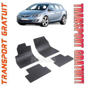 Opel Astra J, Combi, fabricat din 09.2010 - 03.2016, set covorase auto dedicate, din cauciuc 100% Premium
