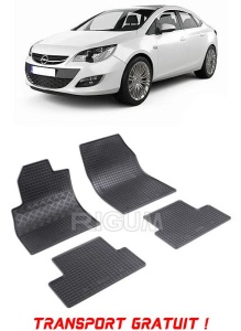 Opel Astra J, Sedan, fabricat din 09.2012 - 08.2018, set covorase auto dedicate, din cauciuc 100% Premium - Transport Gratuit accesorii pentru autoturismul tau - masina v38584