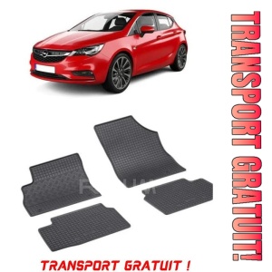 Opel Astra K, Hatchback, fabricat din 11.2015 - Prezent, set covorase auto dedicate, din cauciuc 100% Premium - Transport Gratuit