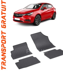 Opel Astra K, Hatchback, fabricat din 11.2015 - Prezent, set covorase auto dedicate, din cauciuc 100% Premium accesorii pentru autoturismul tau - masina v155089