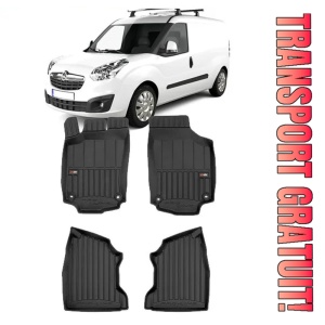 Opel Combo C, Van, Din 2001 - 2011 , Set Covorase Auto Tip Tavita Premium 3D, din cauciuc
