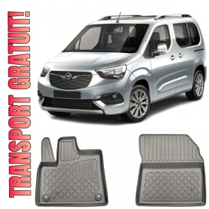 Opel Combo Set covorase auto tip tavita compatibile Opel Combo E Cargo Standard fabricatie 06.2018 - prezent, caroserie van, 2-3 locuri, ampatament scurt si lung