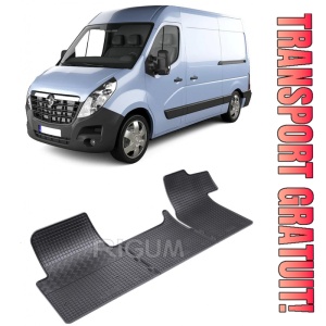Opel Movano B, Van, fabricat din 2010 - Prezent, 3 Locuri, set covorase auto dedicate, din cauciuc 100% Premium