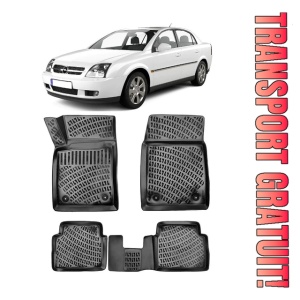 Opel Vectra C 2002-2008 Set 4 covorase auto din cauciuc tip tavita premium line 3D