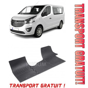 Opel Vivaro B, Van, fabricat din 09.2014 - 02.2019, 3 Locuri, set covorase auto dedicate, din cauciuc 100% Premium - Transport Gratuit