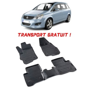 Opel Zafira B 2005-2014 Set 4 covorase auto din cauciuc tip tavita premium line 3D - Transport Gratuit! accesorii pentru autoturismul tau - masina v48568