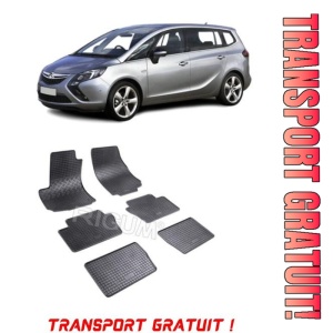 Opel Zafira B, Van, fabricat din 05.2005 - 2014, 7 Locuri, set covorase auto dedicate, din cauciuc 100% Premium - Transport Gratuit