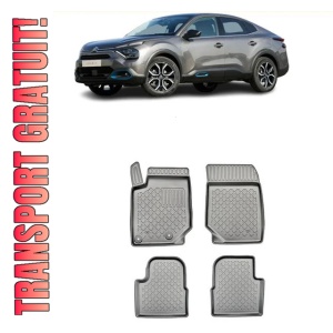 Peugeot 2008 II, Suv, Din 01.2020-2025 , Set Covorase Auto Tip Tavita Premium 3D, din cauciuc