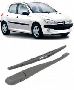 Peugeot 206 Brat stergator pentru luneta spate cu lamela 350 mm, compatibil cu Peugeot 206 Hatchback fabricat intre 1998-2012, calitate extra accesorii pentru autoturismul tau - masina v92273