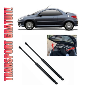 PEUGEOT 206 CC (2D) - Set 2 amortizoare pentru portbagaj / haion compatibil cu PEUGEOT 206 CC (2D) fabricat 2000 – 2007