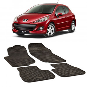 Peugeot 207 (2006-2012) Set 4 covorase auto cauciuc Urban Line accesorii pentru autoturismul tau - masina v238447