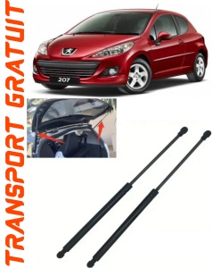 Peugeot 207 Set 2 amortizoare pentru portbagaj Krosno compatibil cu Peugeot 207 Hatchback fabricat intre 2007-2013 accesorii pentru autoturismul tau - masina v86817