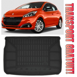 Peugeot 208 I Hatchback din 03.2012 - 05.2019, Tavita Pentru Portbagaj Lux Premium Dedicata, Fara Subwoofer *1