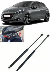 Peugeot 208 Set 2 amortizoare pentru portbagaj / haion Krosno compatibil cu Peugeot 208 Hatchback fabricat intre 2012-2019 accesorii pentru autoturismul tau - masina v87131