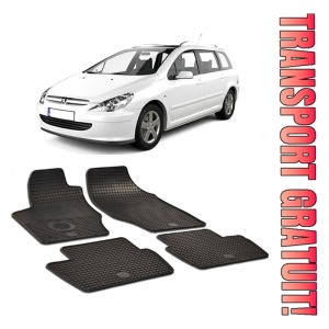 Peugeot 307 (2001-2007) Set 4 covorase auto cauciuc Urban Line