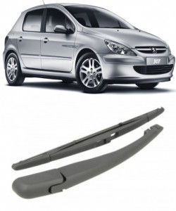 Peugeot 307 Brat stergator pentru luneta spate cu lamela 350 mm, compatibil cu Peugeot 307 Hatchback fabricat intre 2002-2008, calitate extra accesorii pentru autoturismul tau - masina v92303
