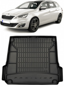 Peugeot 308 II Combi din 06.2014 - Prezent, Tavita Pentru Portbagaj Lux Premium Dedicata, Cu Urechi Stanga-Dreapta *1 accesorii pentru autoturismul tau - masina v189459