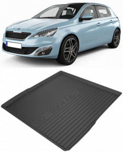 Peugeot 308 II din 06.2014 - Prezent Combi Fara Urechi *1, Tavita Pentru Portbagaj Lux Premium Dedicata, accesorii pentru autoturismul tau - masina v185029