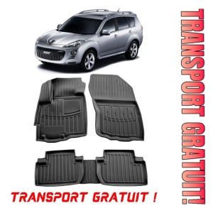 Peugeot 4007 (2007-2013) Set covorase auto cauciuc G.Modern Line 3D transport gratuit