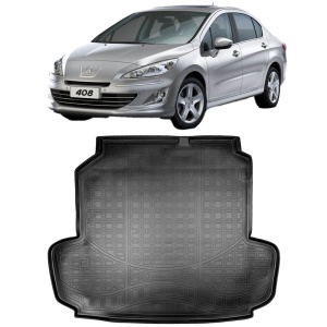 Peugeot 408 Sedan (2012-prezent) Tavita cauciuc pentru protectie portbagaj dedicata pentru Peugeot 408 Transport Gratuit