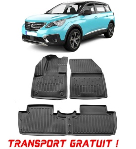 Peugeot 5008 (2017-) Set covorase auto cauciuc G.Modern Line 3D transport gratuit accesorii pentru autoturismul tau - masina v50046