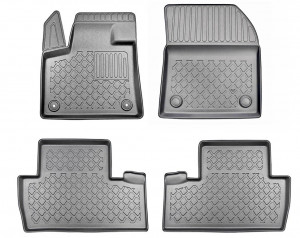 Peugeot 5008 II, Suv, Din 07.2017 - Prezent , Set Covorase Auto Tip Tavita Premium 3D, din cauciuc accesorii pentru autoturismul tau - masina v175262