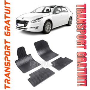 Peugeot 508 I, Combi, fabricat din 01.2011 - 09.2018, set covorase auto dedicate, din cauciuc 100% Premium