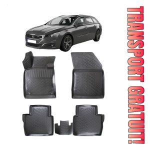 Peugeot 508 II 2018-2025 Set 4 covorase auto din cauciuc tip tavita premium line 3D