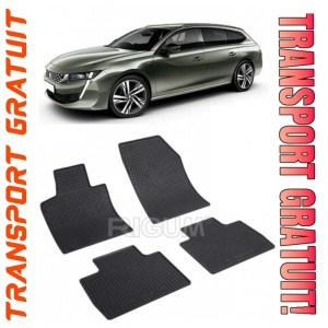 Peugeot 508 II PhEV, Combi, fabricat din 11.2018 - Prezent, set covorase auto dedicate, din cauciuc 100% Premium