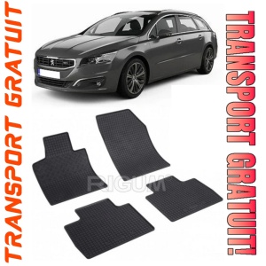 Peugeot 508 II, Sedan, fabricat din 11.2018 - Prezent, set covorase auto dedicate, din cauciuc 100% Premium