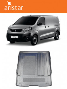 Peugeot Expert III Traveller Van din 01.2016 - Prezent, Tavita Pentru Portbagaj Lux Premium Dedicata, Ampatament Mediu L2 In Spatele Randului 2 Scaune Culisate In Spate *1 accesorii pentru autoturismul tau - masina v185546