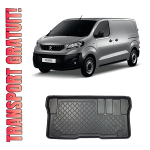 Peugeot Expert III Traveller Van din 01.2016 - Prezent, Tavita Pentru Portbagaj Lux Premium Dedicata, Ampatament Mediu L2 In Spatele Randului 3 *1