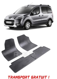 Peugeot Partner III, Van, fabricat din 06.2018 - Prezent, 2 Locuri, set covorase auto dedicate, din cauciuc 100% Premium - Transport Gratuit accesorii pentru autoturismul tau - masina v38238