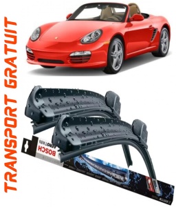 Porsche Boxster Set 2 stergatoare parbriz Bosch Bosch Aerotwin compatibile cu Porsche Boxster 2004-2014 (55 cm / 53 cm) accesorii pentru autoturismul tau - masina v133080
