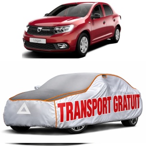 Prelata Antigrindina pentru auto Dacia Logan (2012-2020) - husa protectie antigrindina si intemperii meteo severe - anti-grindina vijelii furtuni pentru auto