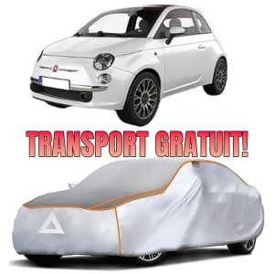 Prelata Antigrindina pentru auto Fiat 500 2007- - husa protectie antigrindina si intemperii meteo severe - anti-grindina vijelii furtuni pentru auto