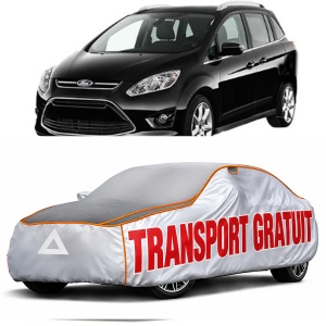 Prelata Antigrindina pentru auto Ford C-Max (Exceptie Hybrid) (2010-2019) - husa protectie antigrindina si intemperii meteo severe - anti-grindina vijelii furtuni pentru auto