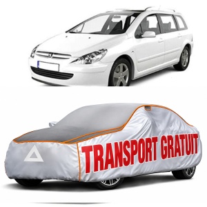 Prelata Antigrindina pentru auto Peugeot 307 (2001-2008) - husa protectie antigrindina si intemperii meteo severe - anti-grindina vijelii furtuni pentru auto