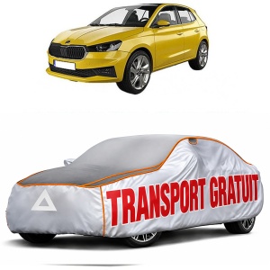 Prelata Antigrindina pentru auto Skoda Fabia IV (2021-) - husa protectie antigrindina si intemperii meteo severe - anti-grindina vijelii furtuni pentru auto