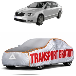 Prelata Antigrindina pentru auto Skoda Superb II B6 2008-2015 - husa protectie antigrindina si intemperii meteo severe - anti-grindina vijelii furtuni pentru auto
