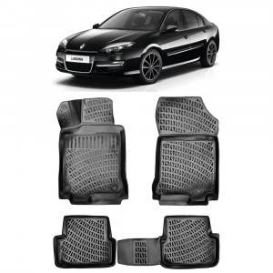 Reault Laguna III 2007-2015 Set Covorase Auto Cauciuc Premium Umbrella accesorii pentru autoturismul tau - masina v149546
